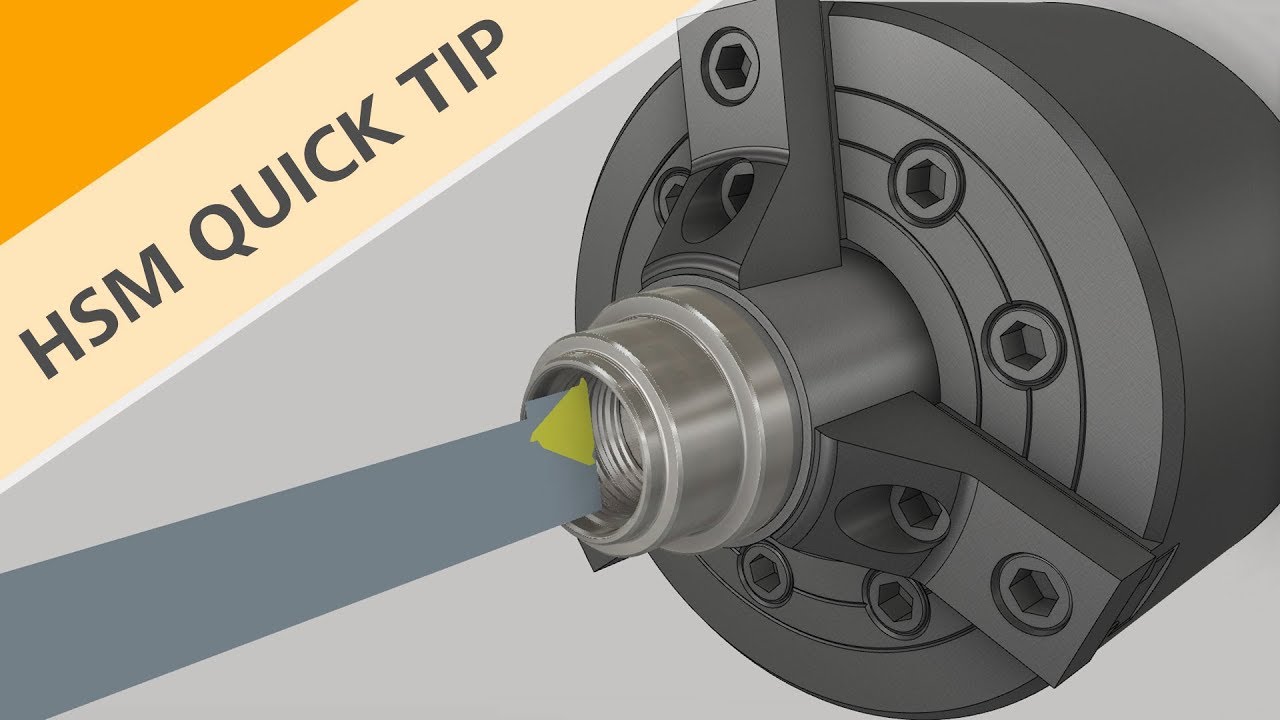 Inventor HSM QUICK TIP: Turn Internal Threads