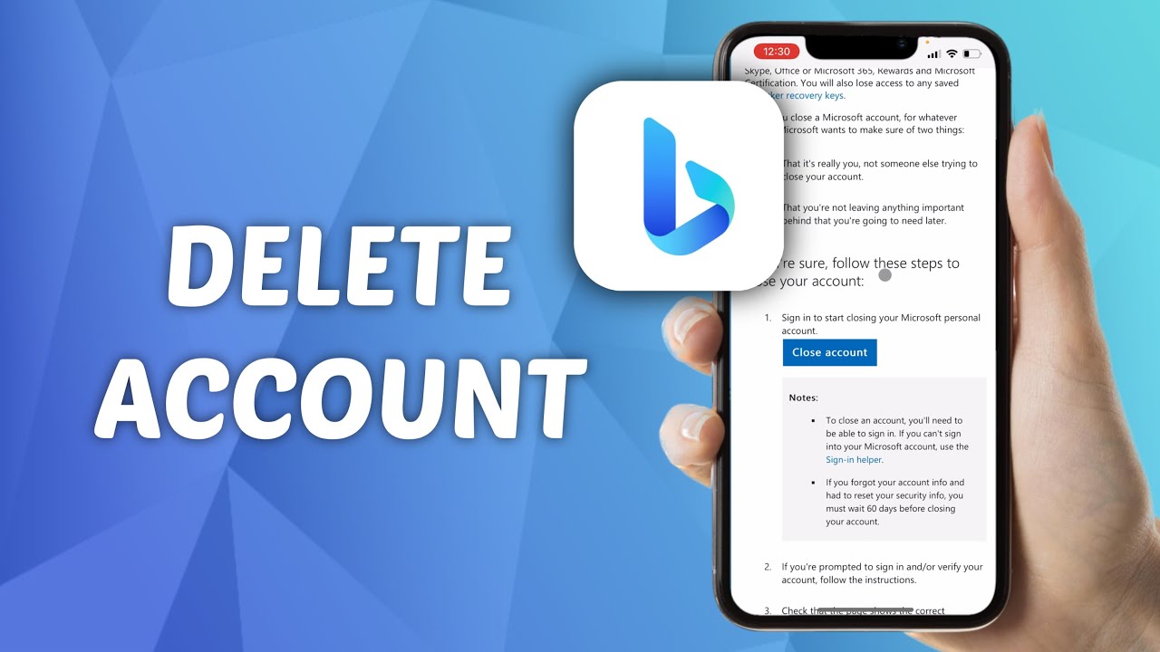How to Delete Bing Account! (2025)