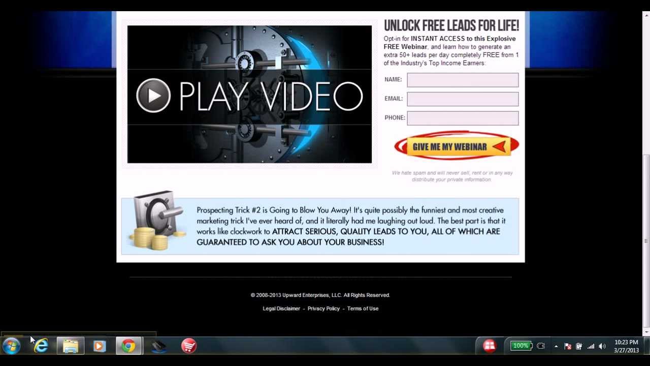 FREE Video On Getting More Network Marketing Leads