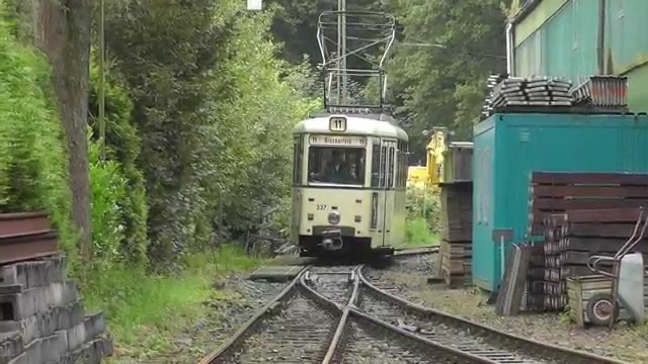 Straßenbahnmuseum Wuppertal Fahrt mit der Bahn
