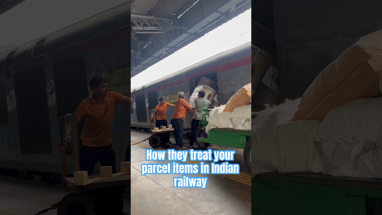 Parcel system in Indian railway #indianrailways #irctc #india #parcel #railwayparcel #logistics