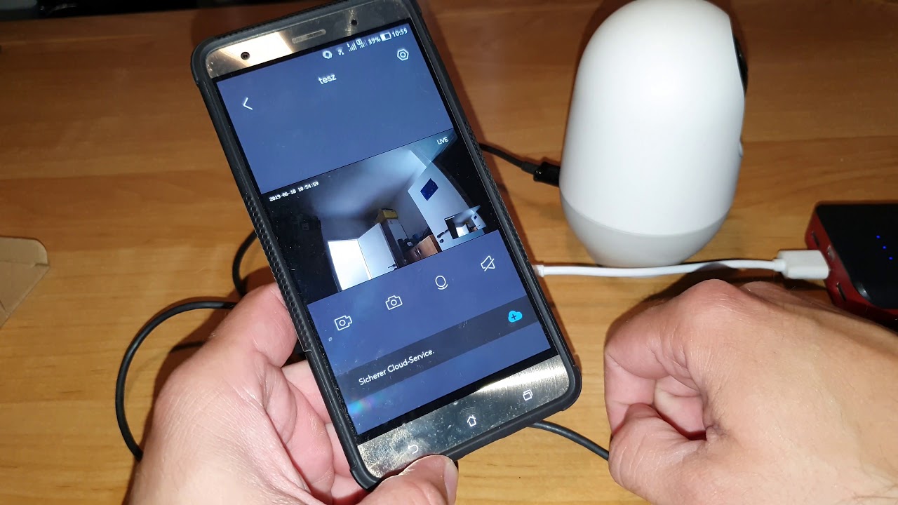 Nooie Cam 360 IP Wlan Kamera mit Bewegungsverfolgung infrarot Nachtsicht und APP
