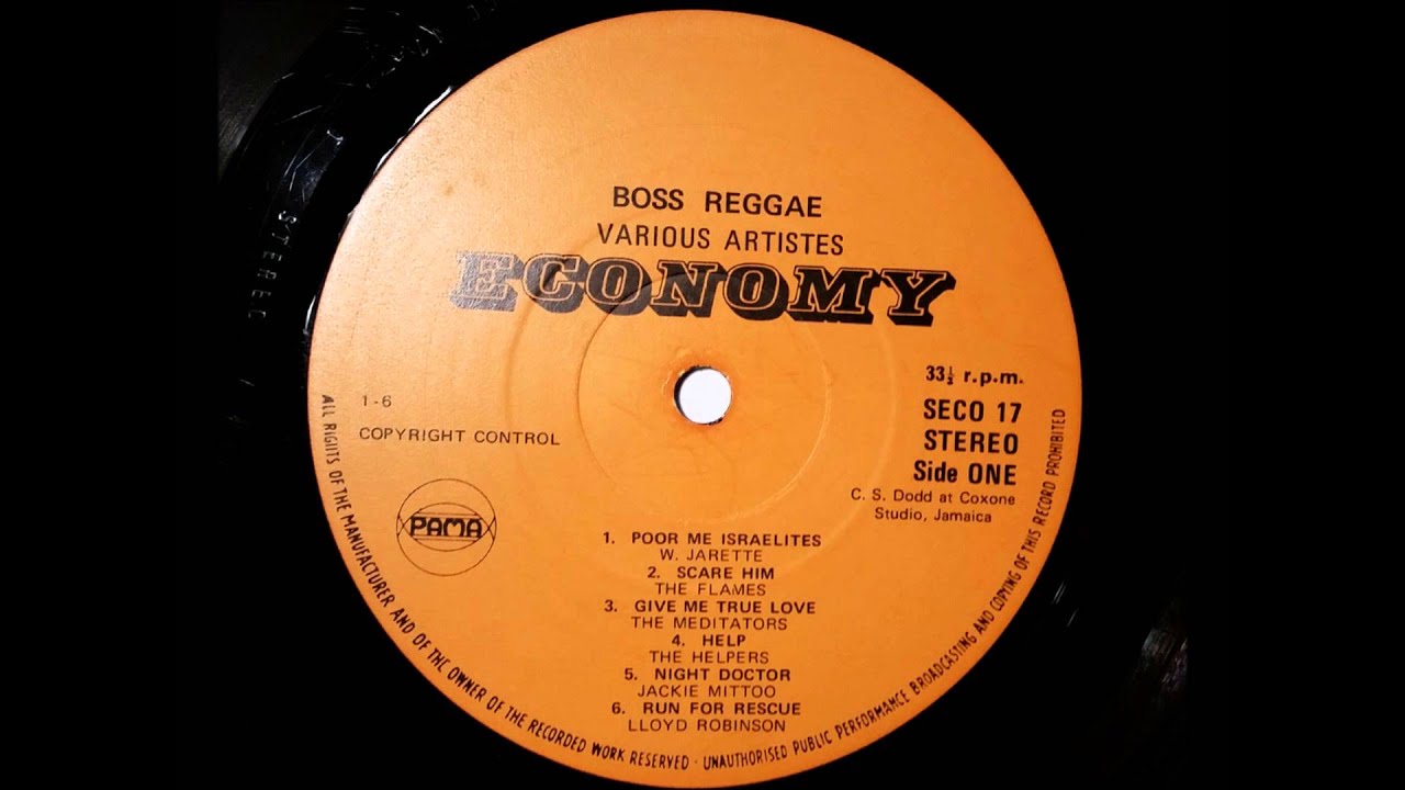 Night Doctor Ansell Collins - Studio One - Coxsone - Boss Reggae Pama Records