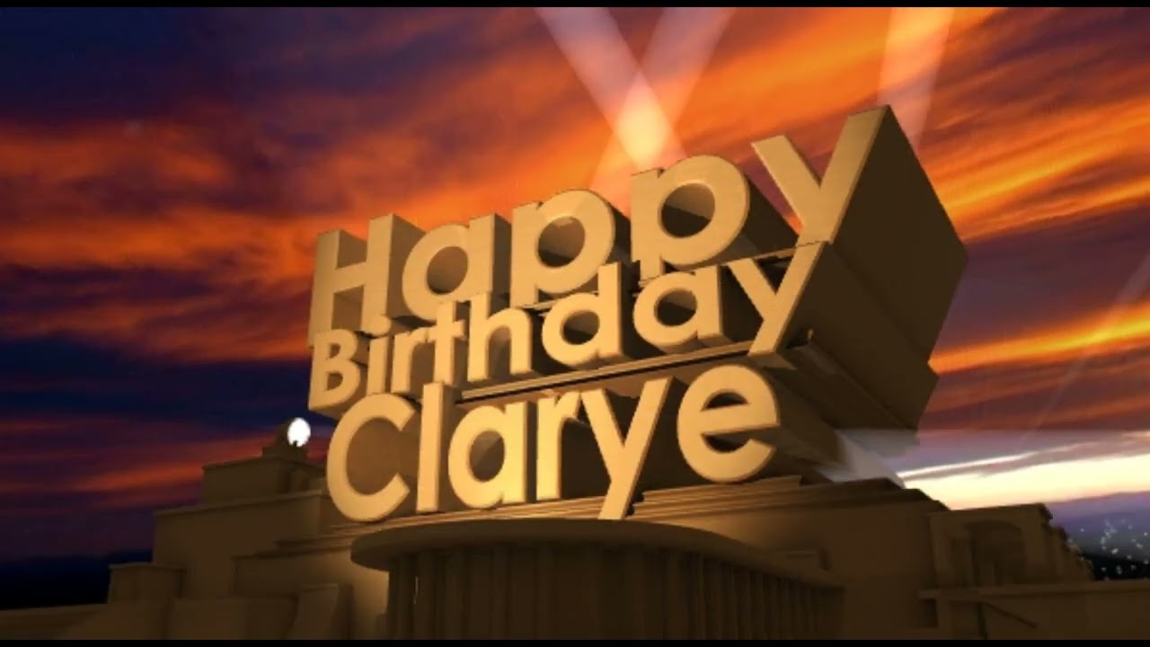 Happy Birthday Clarye