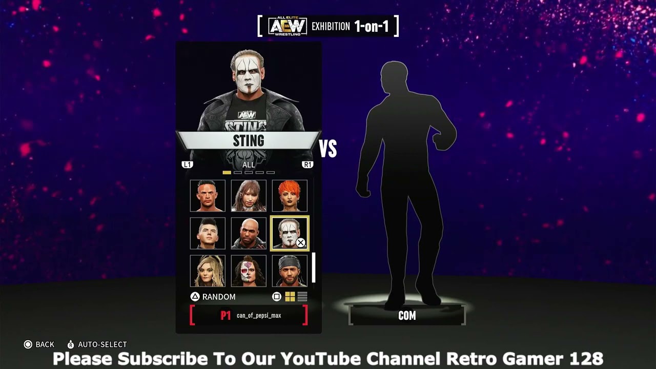 AEW Fight Forever Full Roster - PlayStation 4