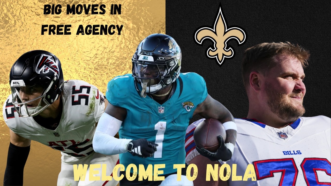 Saints made some big moves in free agency!!!!