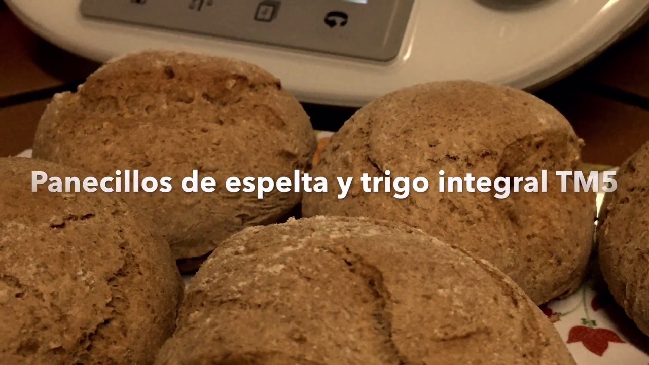 Panecillos integrales de espelta y trigo | Recetas Thermomix