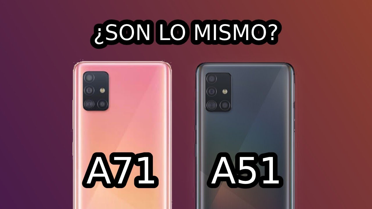 Galaxy A51 vs A71