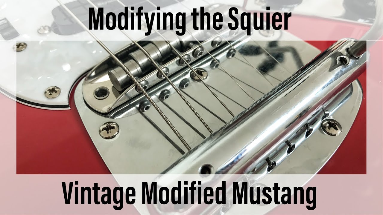 Modifying the Squier VM Mustang | Part 3: New Tremolo springs & Bridge!