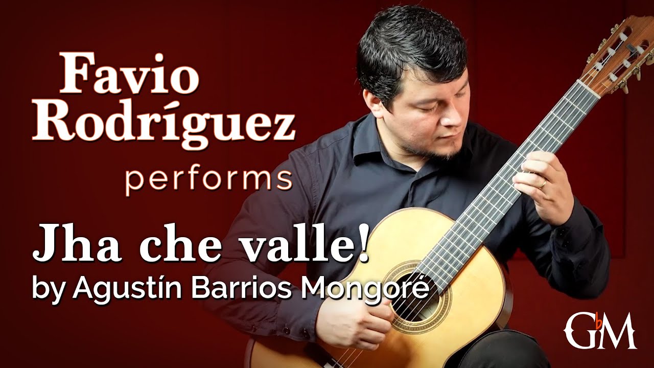 Favio Rodríguez plays Jha che valle by Agustín Barrios | Guitar by Masters
