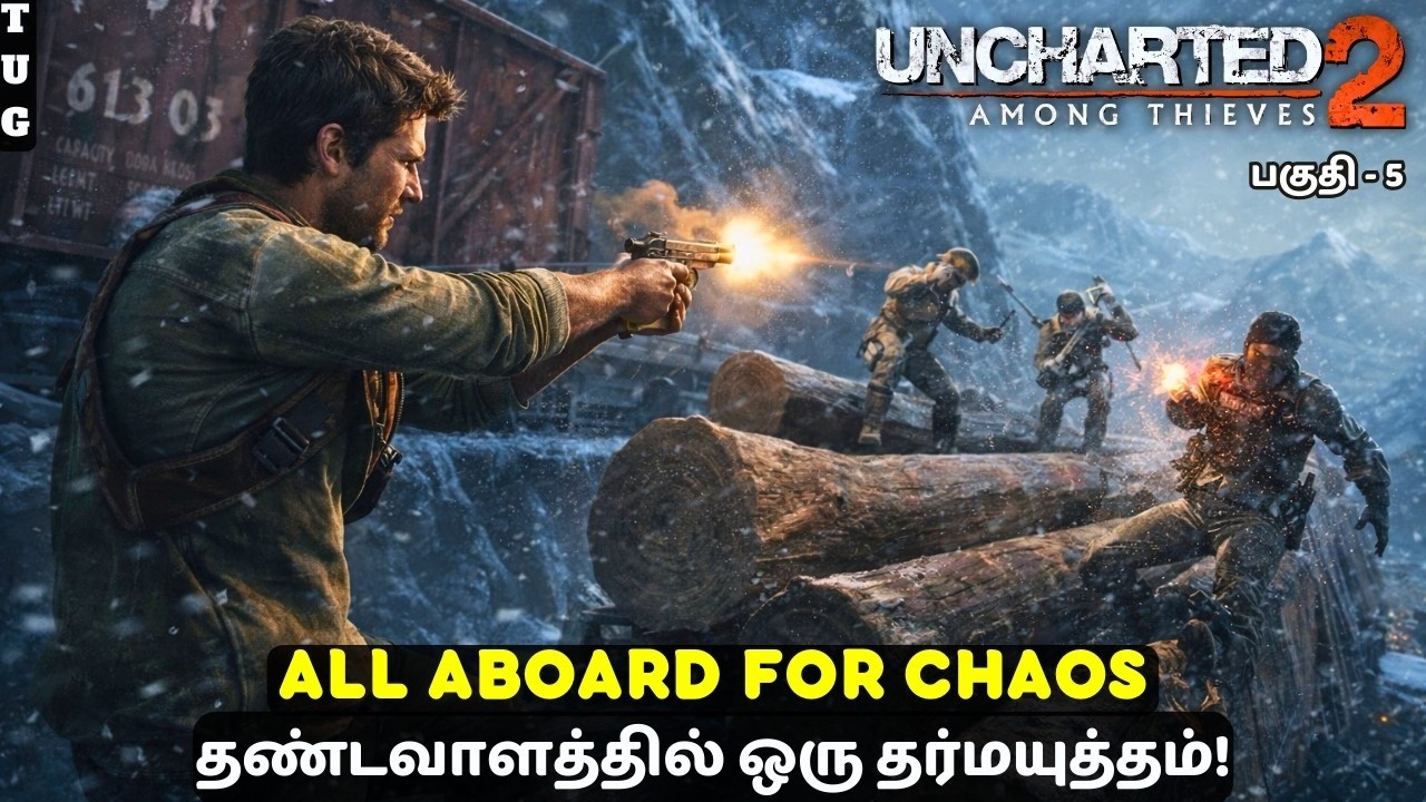 I ALMOST MISSED THE TRAIN!🔥| Uncharted 2 Tamil Gameplay | Part 5