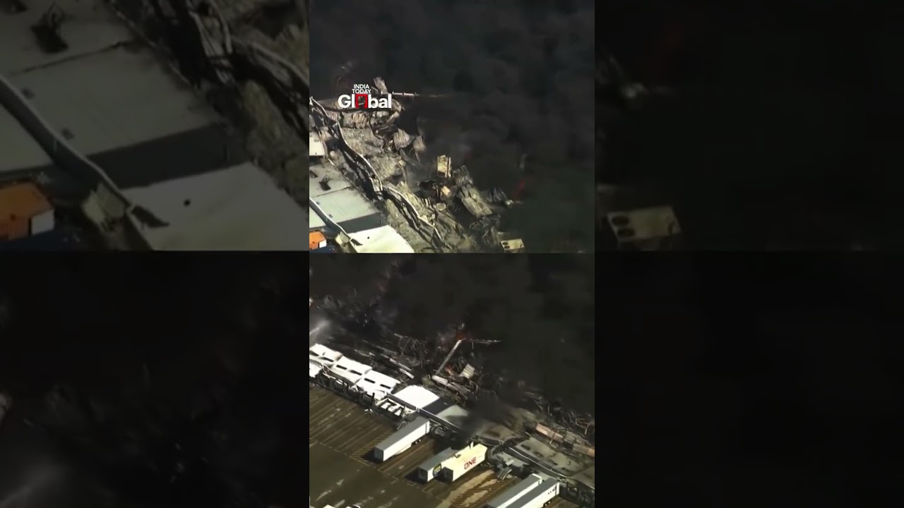 Massive Fire Erupts at Medline Facility in California&rsquo;s Tracy City #california #unitedstates