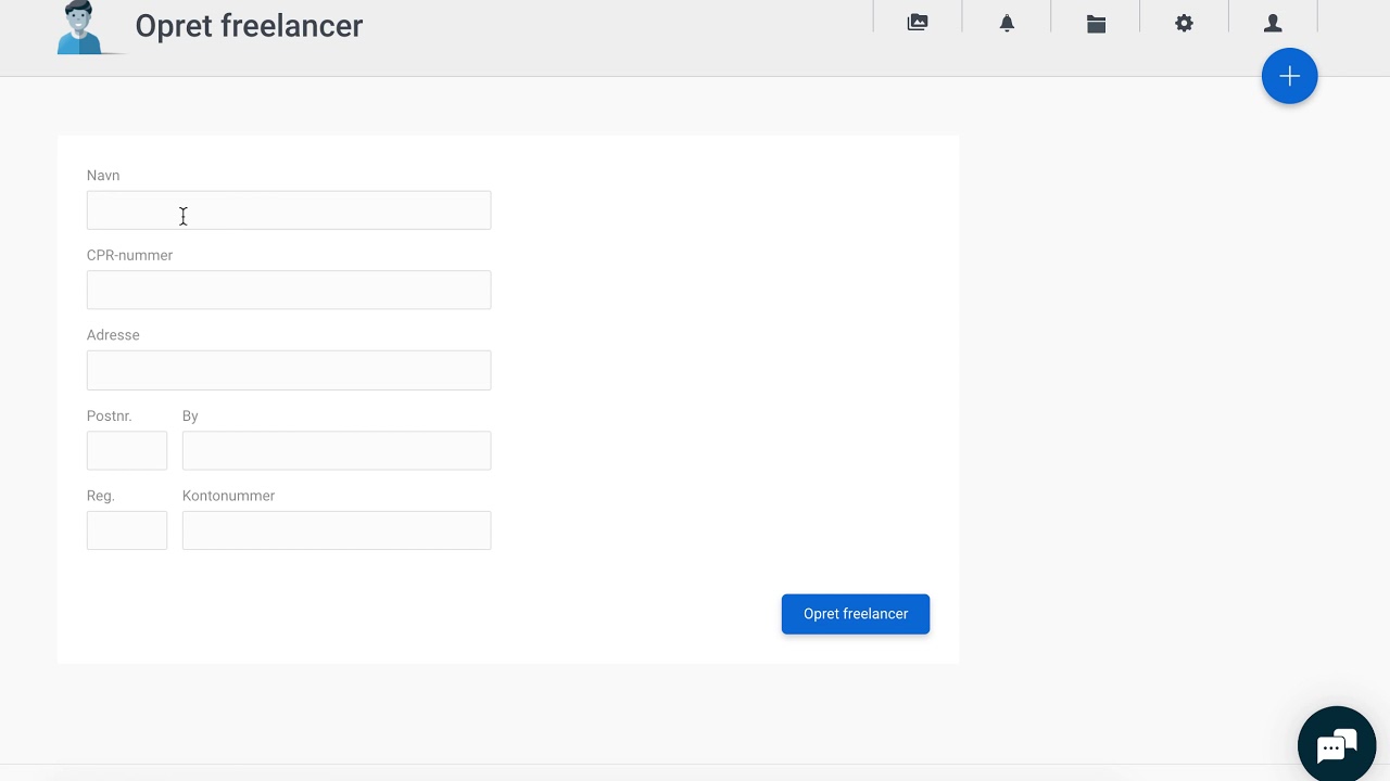Nem indberetning af et B-honorar til en freelancer med Dinero L&oslash;n