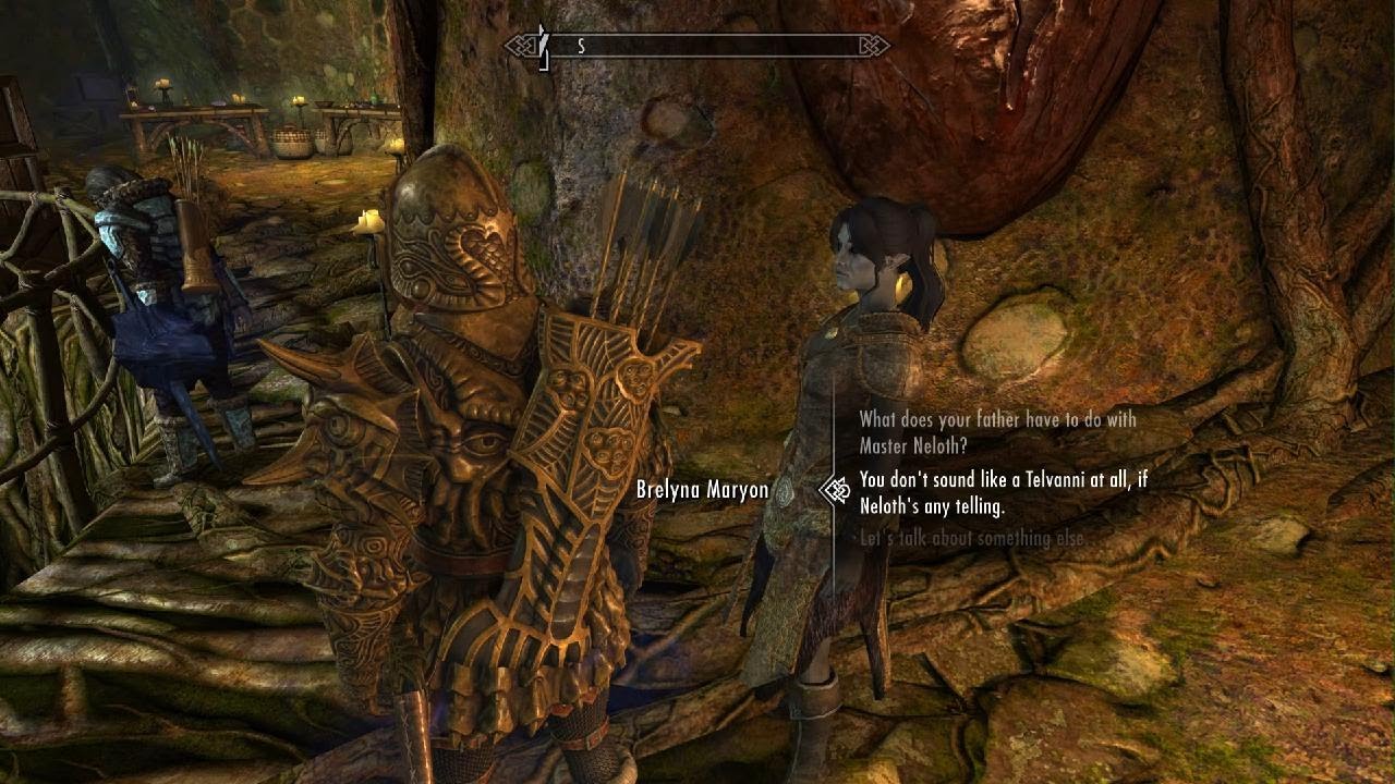 Skyrim: Brelyna on Neloth and House Telvani PS5 4KHD