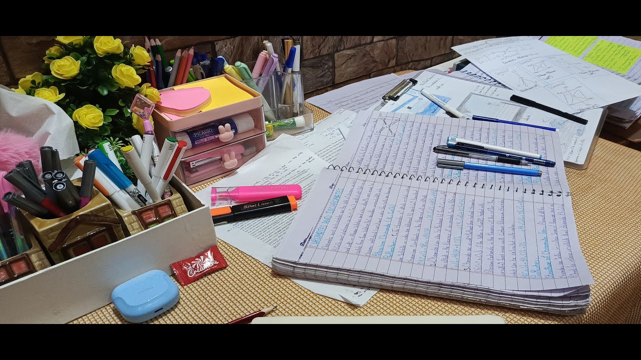 📚 STUDY WITH ME 5HRS 🌧️ Rain Sound | Real Time ⏳ Pomodoro 50/10 🏡 Work Home 💪 Lovely Time 😊 Be Happy