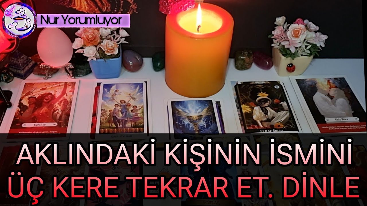AKLINDAKİ KİŞİNİN İSMİNİ ÜÇ KERE TEKRAR ET ❗❗ DİNLE ❗❗#tarotfalı #keşfet