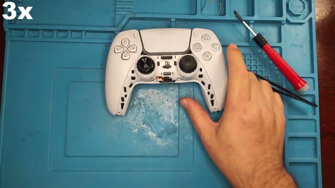 Dualsense, 3 x PS5 Kol anakart, Yol tamirleri, Hall sensör analog takıldı, BDM 10 - BDM 20.