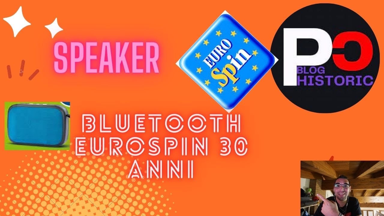 Speaker bluetooth  Eurospin 30 anni mi ha veramente sorpreso!!!!!!