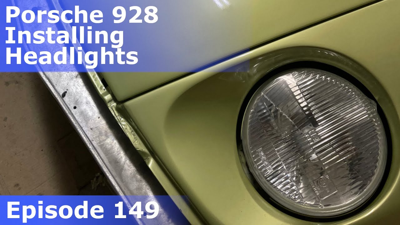 Porsche 928, эпизод 149 — Установка фар — для всех
