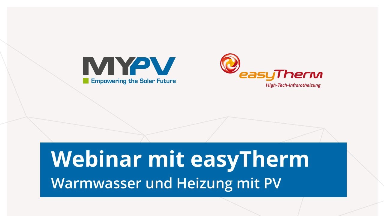 Partnerwebinar my-PV / easyTherm