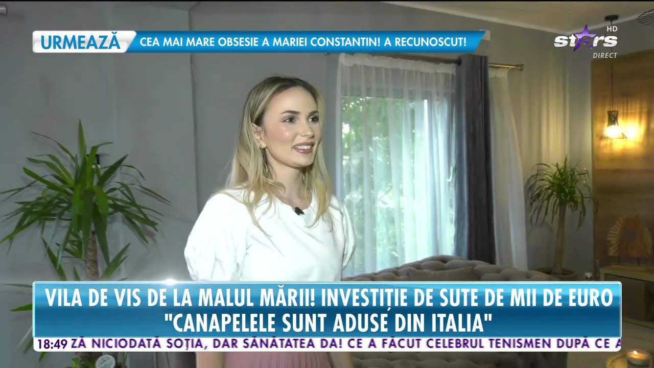 Vila de vis de la malul mării! Investiție de sute de mii de euro pentru Andreea Carapcea