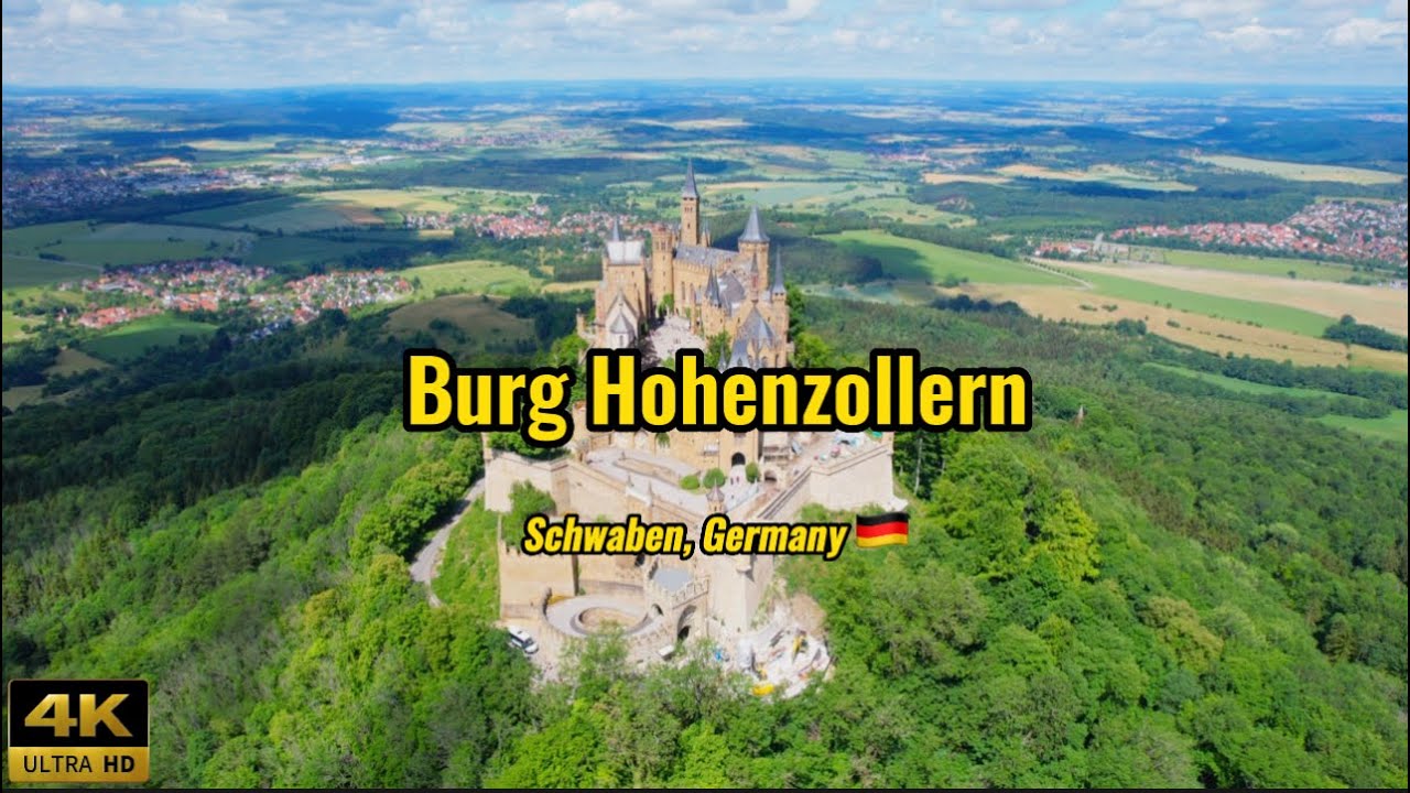 Burg Hohenzollern - Germany (4K drone footage)