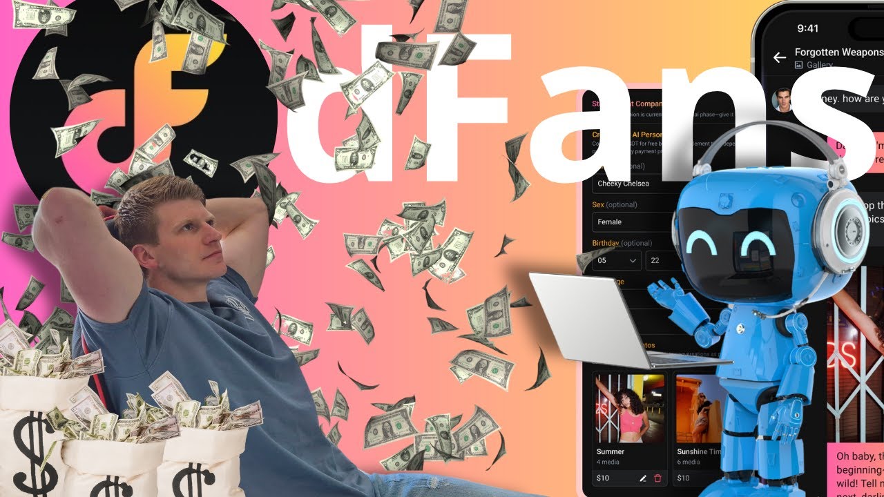 This AI Makes Me Money While I Sleep?! (AI OFM + dFans Explained)