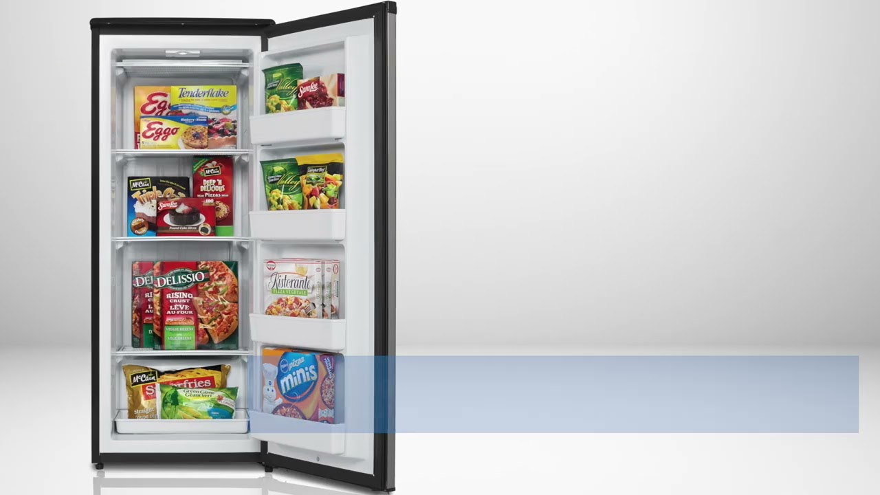 Danby Designer 8.5 cu. ft. Upright Freezer in Stainless Steel