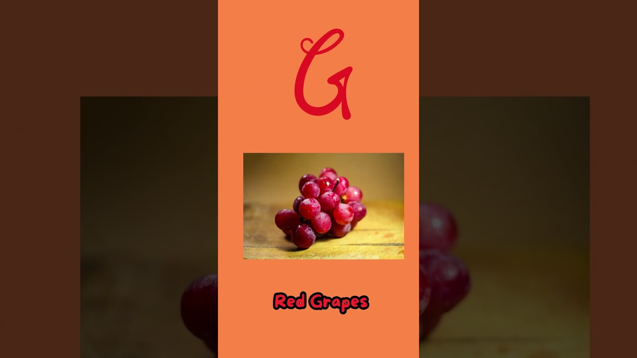 Fruits name for Kids | Learn About Red-Colored Fruits.