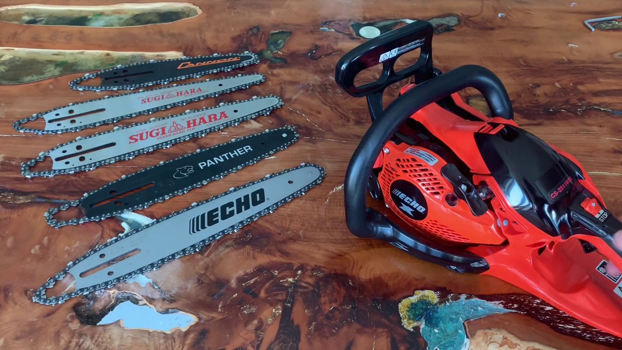 First look at the lovely looking Echo CS-2511 WES and the range of bar/chain options you can fit