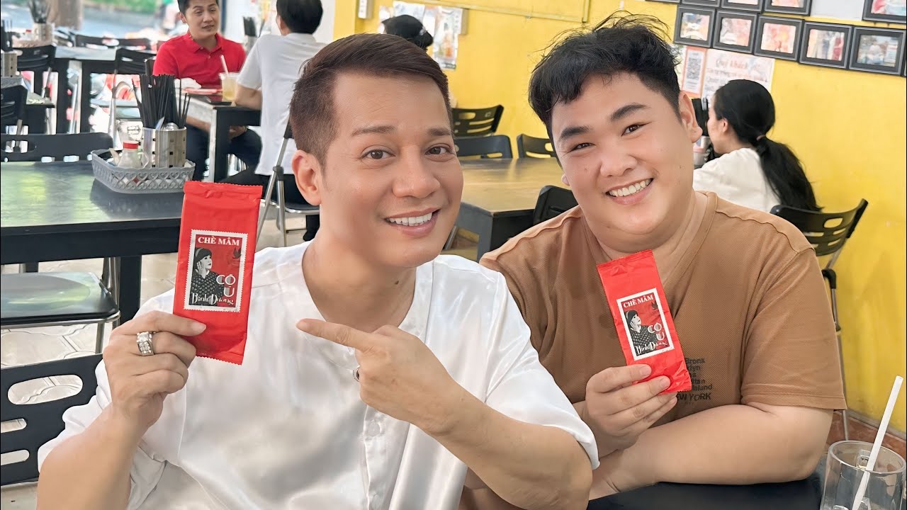 NSƯT Minh Nhí ghé quán Chè Mâm Bánh Canh Cô Ú Bình Dương