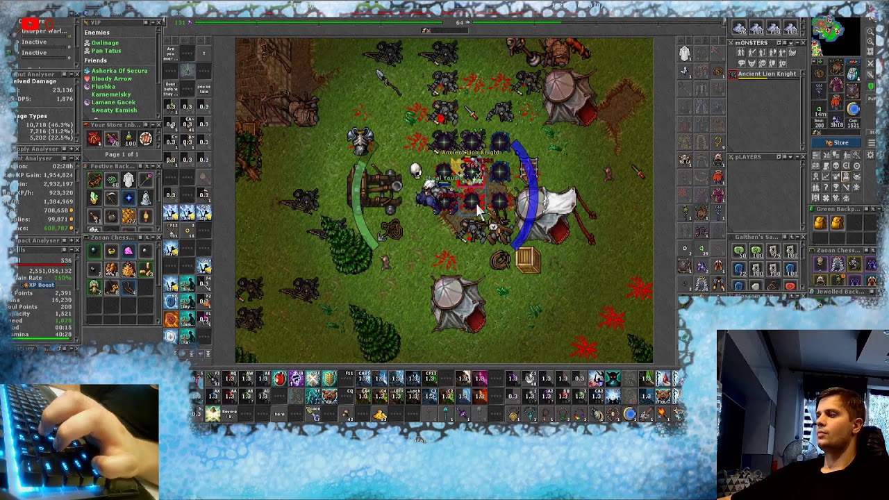 Tibia Chill Usurper's Bestiary Solo ED 500+