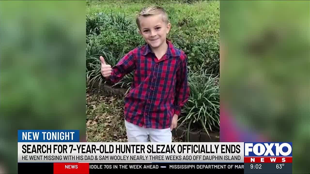 The search for missing 7-year-old Hunter Slezak comes to an end