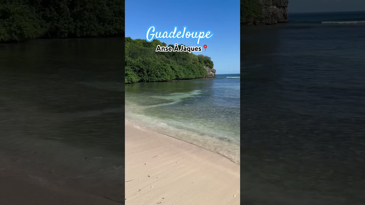 Guadeloupe Anse &Agrave; Jaques📍 #guadeloupe #vlog #aventure #caraibes #beach #island #travel #experience