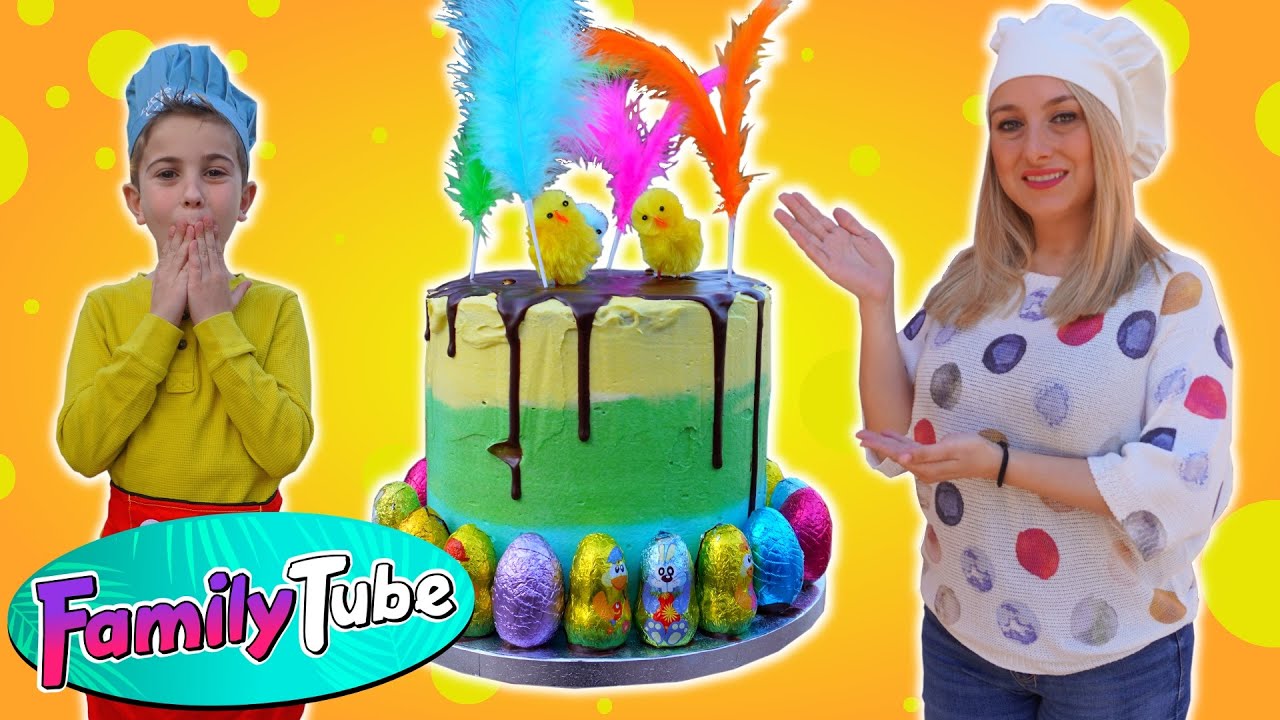 Tarta de Pascua con Huevos de Chocolate Mona 2021