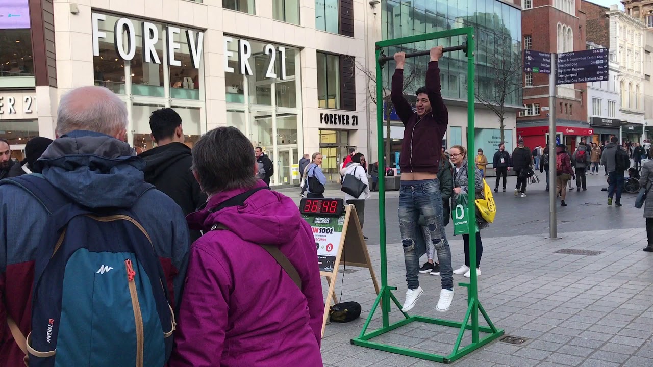 Tarzan Challenge in Liverpool City Centre