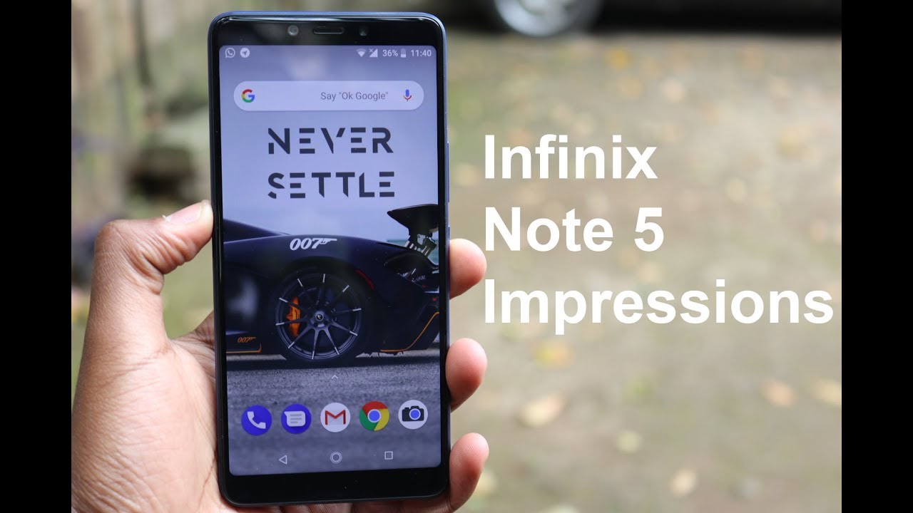 Infinix Note 5 First Impressions!