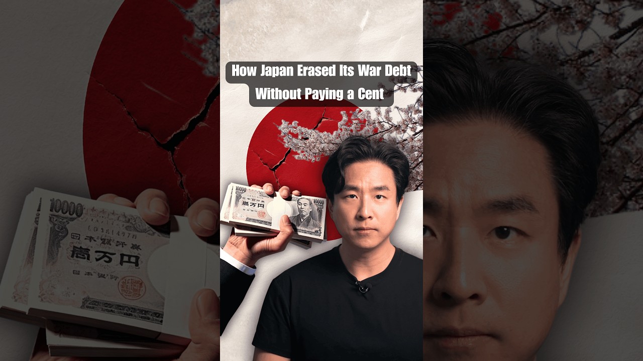 How Japan Erased Its War Debt Without Paying a Cent #shorts