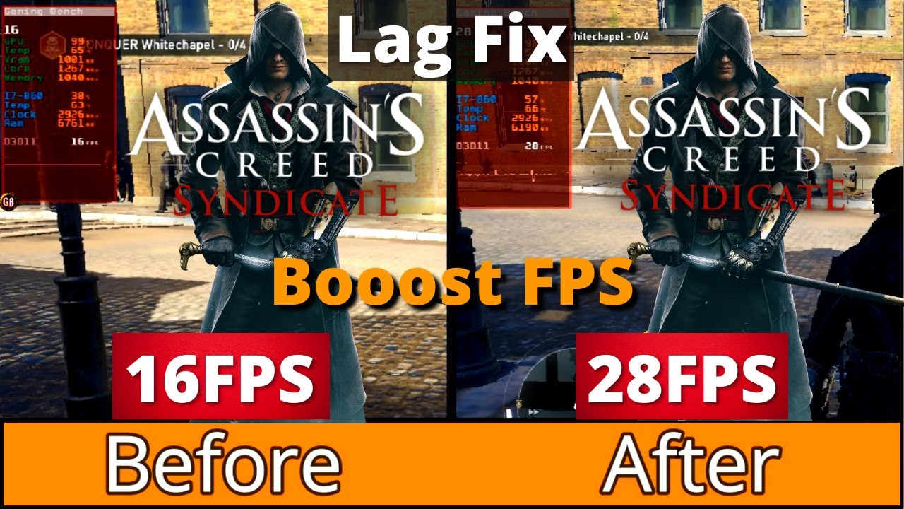 Assassin's Creed Syndicate Lag Fix | Stutter Fix | Boost FPS | Low Spec Pc |