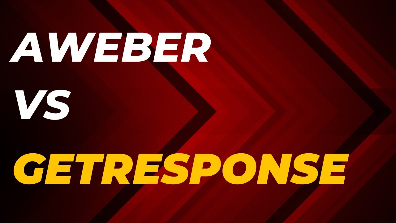 AWeber vs GetResponse (2024) &ndash; Which Email Marketing Tool is Best for You?