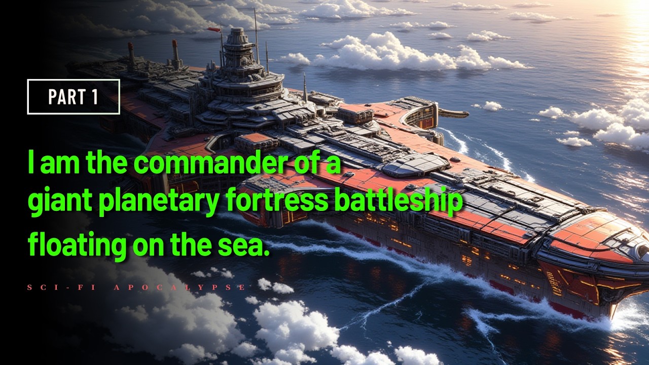 I am the commander of a giant planetary fortress battleship floating on the sea.