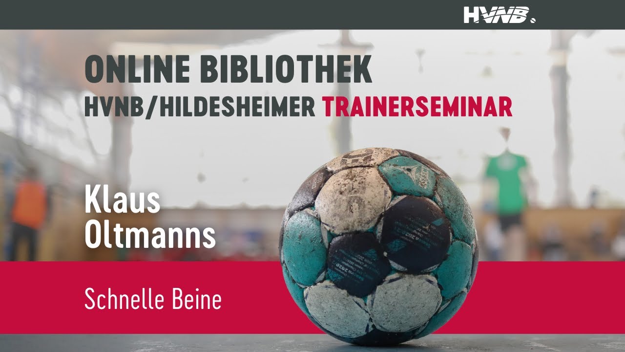 Schnelle Beine | Klaus Oltmanns | HVN/Hildesheimer-Trainerseminar 2011
