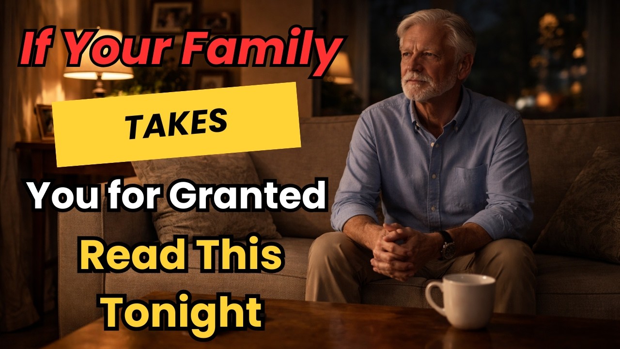 If Your Family Takes You for Granted, Read This Tonight