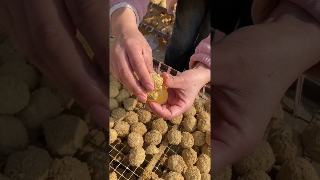 Tasting Chinese Eggs food #food #streetfood