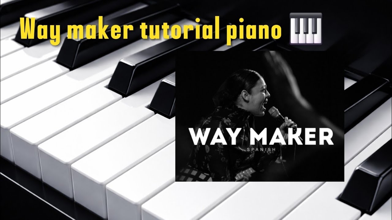 Way maker tutorial piano 🎹#videoviral  #videoviral #aulamusical #pianotutorial 