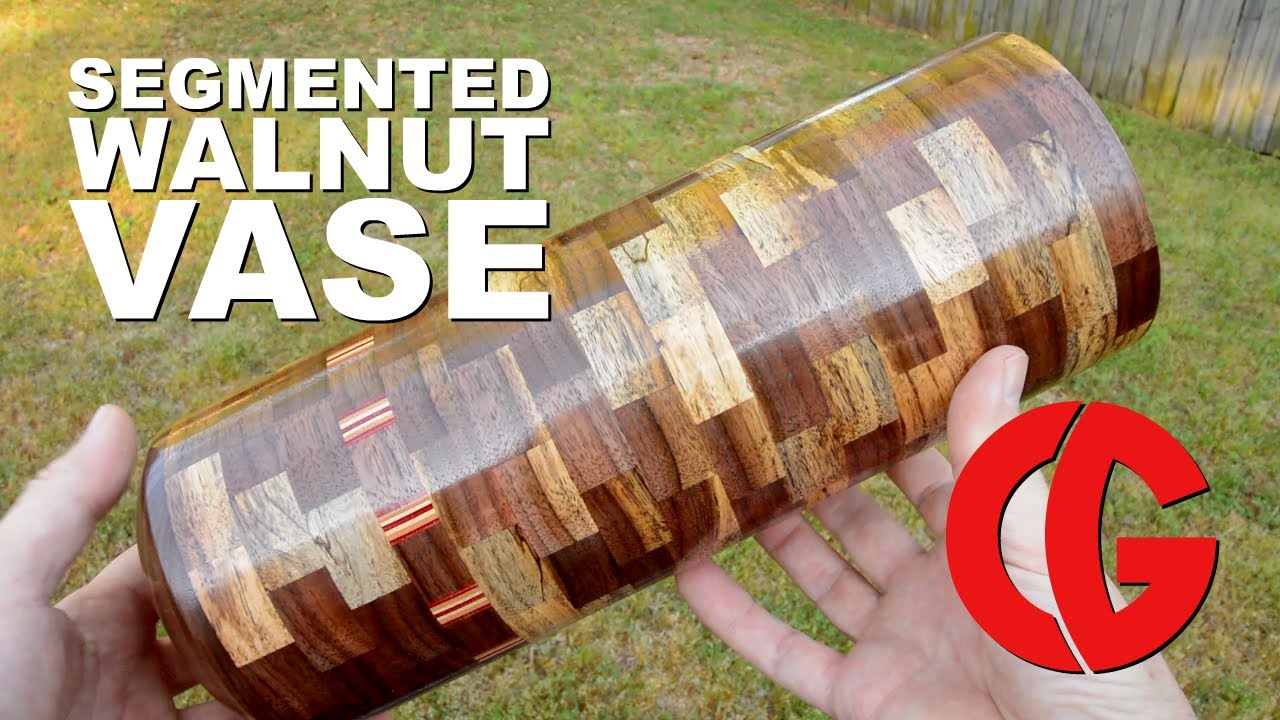 Making a Walnut Vase - Woodturning, Woodworking, Art