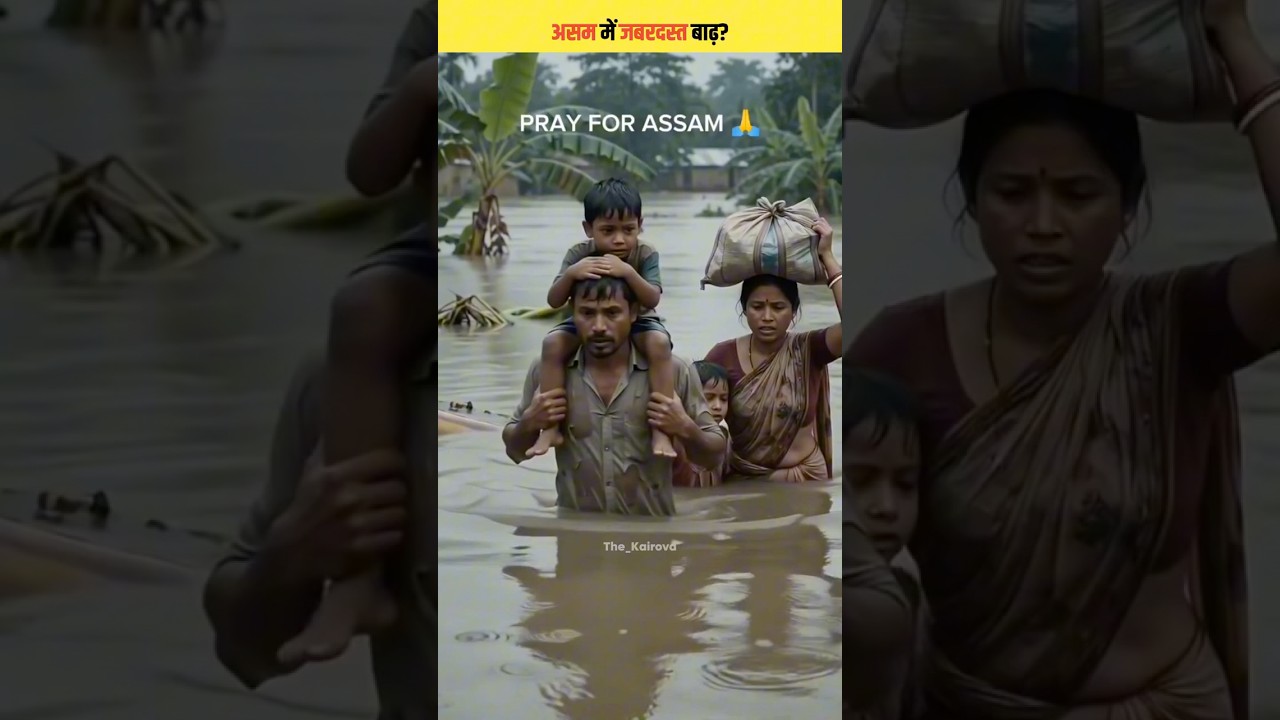 Devastating Floods in Assam #shorts #viralshorts #trendingshorts #trending