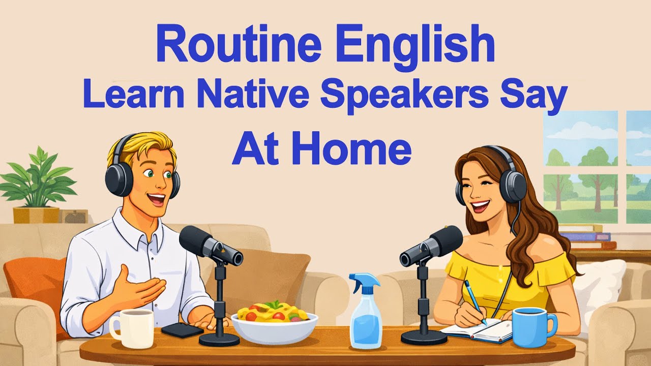 This Is What Native Speakers Say at Home (Morning, Meals, Housework, Bedtime.)