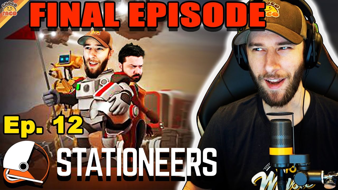 Ep. 12 FINAL EPISODE Let's Play STATIONEERS ft. Reid | chocoTaco Variety Gameplay Space Games