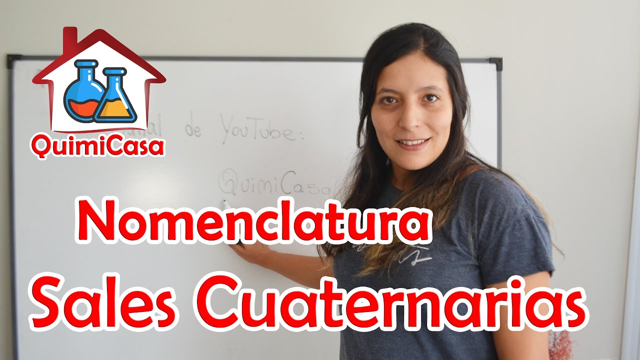 SALES CUATERNARIAS O ÁCIDAS: Nomenclatura completa y formulación - Lic. Yésica Castillo